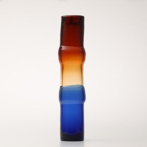 Bamboo vase 90x450mm desert-clear-ulblue 0086