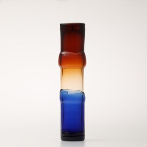 Bamboo vase 90x450mm desert-clear-ulblue 0088