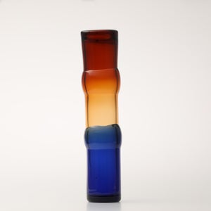 Bamboo vase 90x450mm desert-clear-ulblue 0091