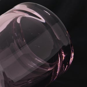 Bamboo vase 90x450mm pink-clear-skyblue 0035