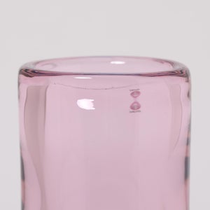 Bamboo vase 90x450mm pink-clear-skyblue 0054