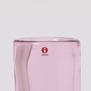 Bamboo vase 90x450mm pink-clear-skyblue 0059