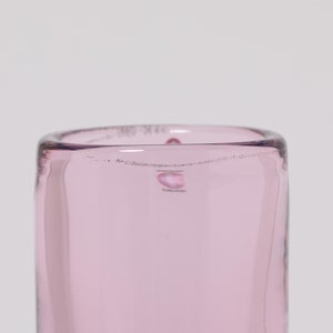Bamboo vase 90x450mm pink-clear-skyblue 0060
