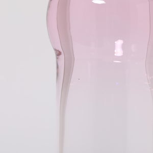 Bamboo vase 90x450mm pink-clear-skyblue 0055