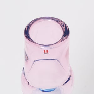 Bamboo vase 90x450mm pink-clear-skyblue 0029