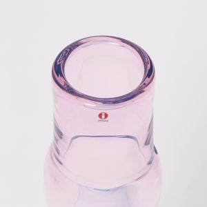 Bamboo vase 90x450mm pink-clear-skyblue 0032