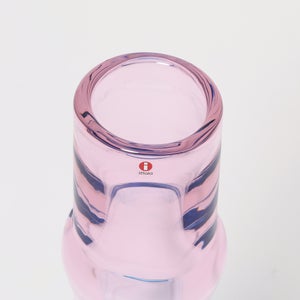 Bamboo vase 90x450mm pink-clear-skyblue 0049