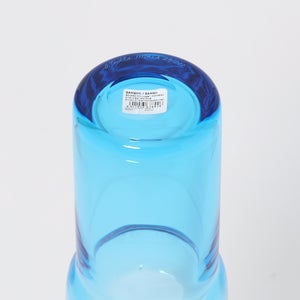 Bamboo vase 90x450mm pink-clear-skyblue 0029