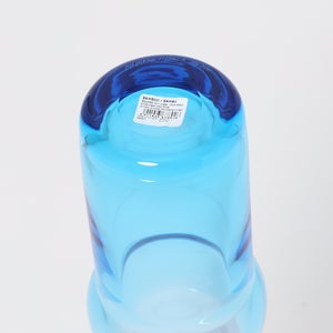 Bamboo vase 90x450mm pink-clear-skyblue 0030