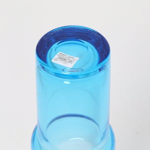 Bamboo vase 90x450mm pink-clear-skyblue 0055