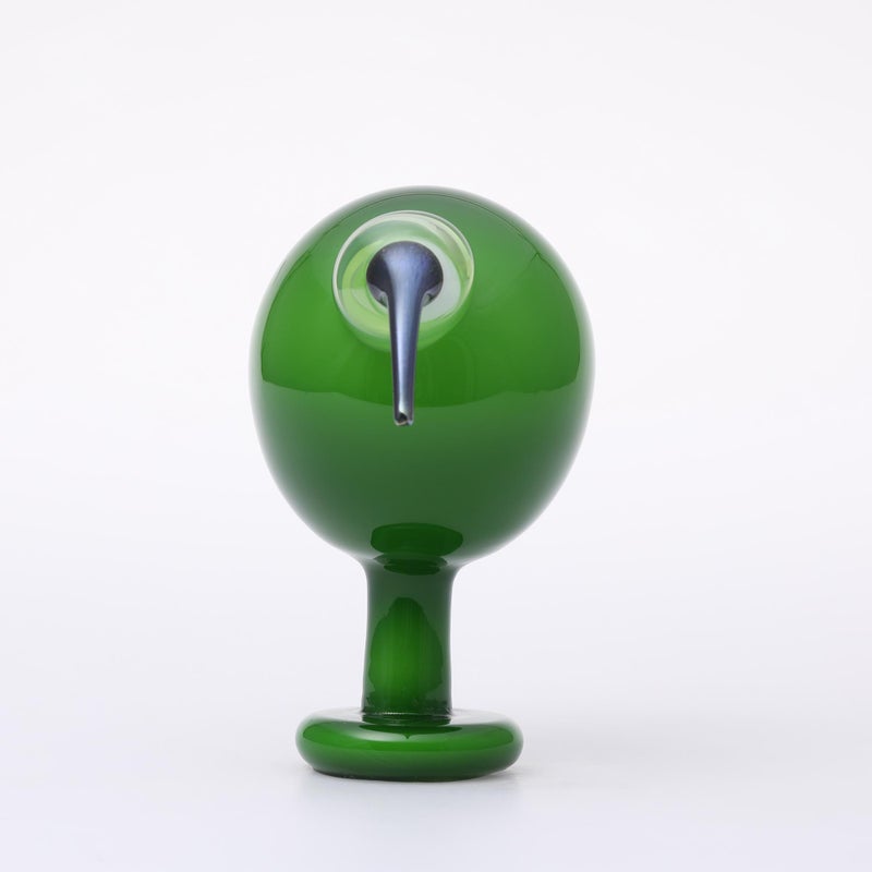 no.167 ビビットなインドガラスとシーグリーンターコイズ Birds by Toikka | Green Ibis | iittala