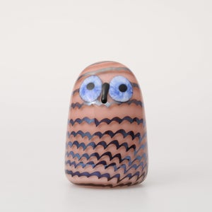 Birds Owlet サーモンピンク 0008