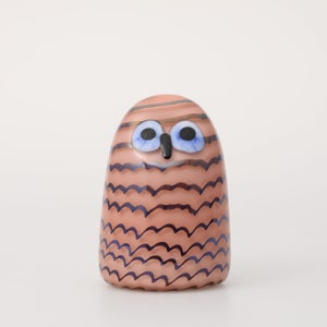 Birds Owlet サーモンピンク 0073