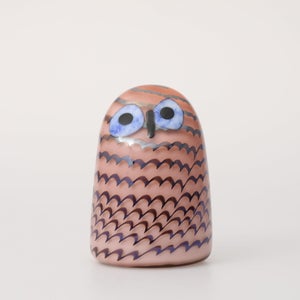 Birds Owlet サーモンピンク 0077
