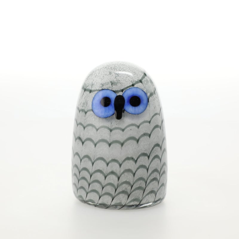 イッタラ バード Owlet グレー｜ラスター控えめで静かな装飾｜Scope