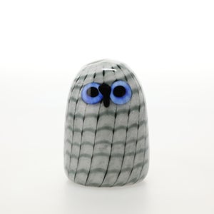 Birds Owlet グレー 0048