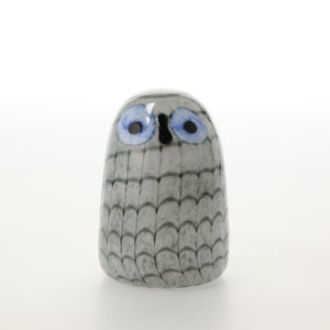 Birds Owlet グレー 0058
