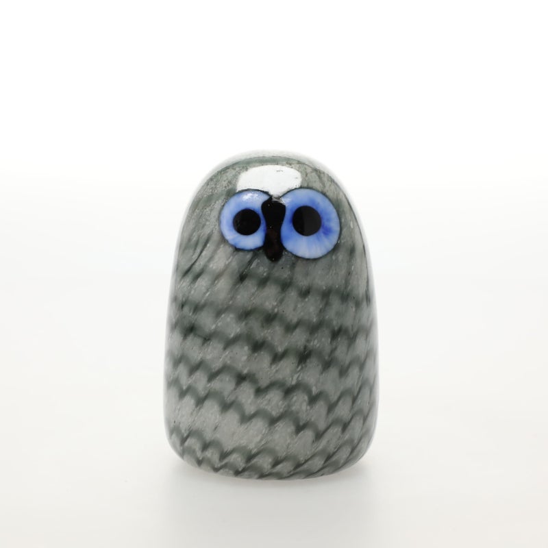 落ち着きある静かなフクロウ、イッタラ「Owlet グレー」
