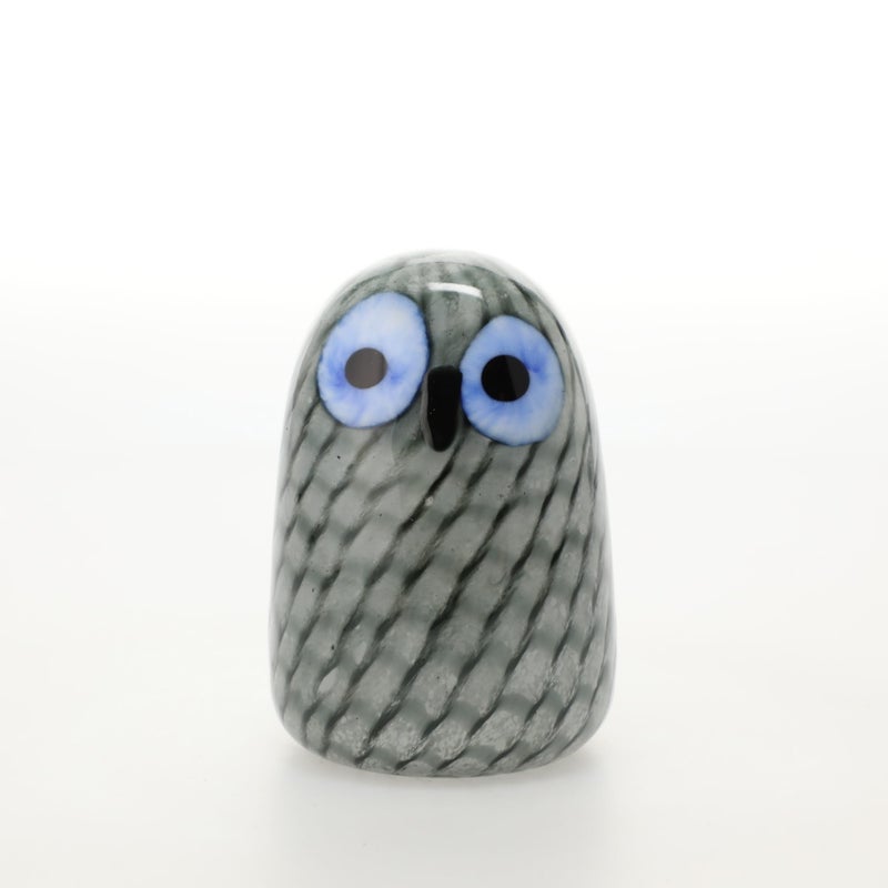 落ち着きある静かなフクロウ、イッタラ「Owlet グレー」