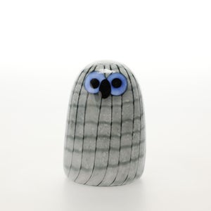 Birds Owlet グレー 0086