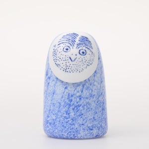 Birds Rospuutto owl ブルー 0048