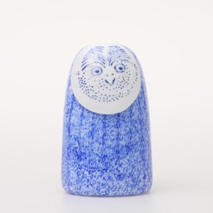 Birds Rospuutto owl ブルー 0057
