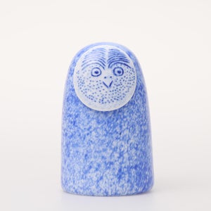 Birds Rospuutto owl ブルー 0064