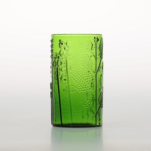Flora タンブラー36cl グリーン 4753