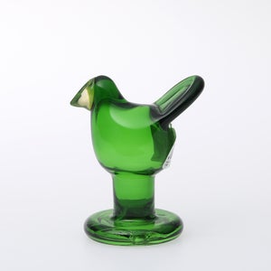 omk Birds ミニシエッポ脚付  グリーン×イエロー 0031