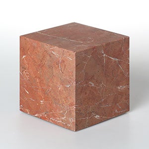 大理石ブックエンド Lサイズ ロッソアリカンテ 0203