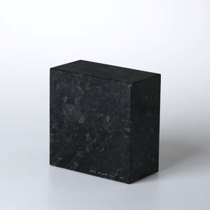 岩石ブックエンド Sサイズ スペクトロライトブルー 0378