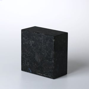 岩石ブックエンド Sサイズ スペクトロライトブルー 0385