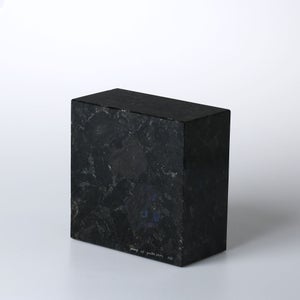 岩石ブックエンド Sサイズ スペクトロライトブルー 0386