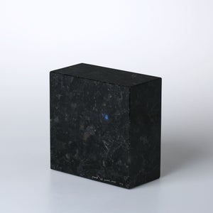 岩石ブックエンド Sサイズ スペクトロライトブルー 0403