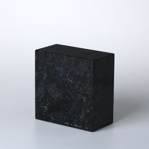 岩石ブックエンド Sサイズ スペクトロライトブルー 0408