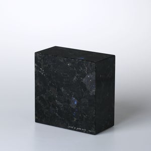 岩石ブックエンド Sサイズ スペクトロライトブルー 0412