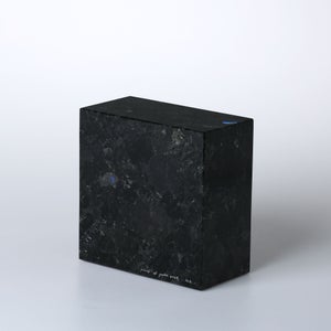 岩石ブックエンド Sサイズ スペクトロライトブルー 0419