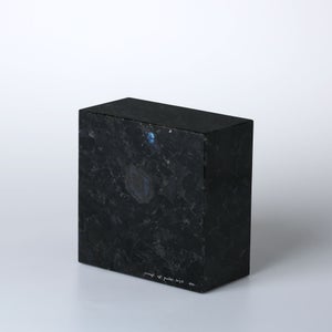 岩石ブックエンド Sサイズ スペクトロライトブルー 0421