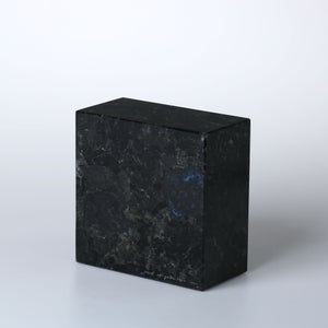 岩石ブックエンド Sサイズ スペクトロライトブルー 0422