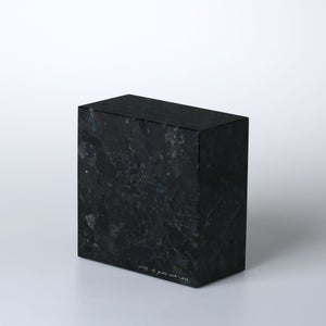 岩石ブックエンド Sサイズ スペクトロライトブルー 0424