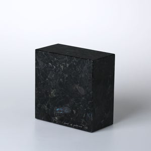 岩石ブックエンド Sサイズ スペクトロライトブルー 0425