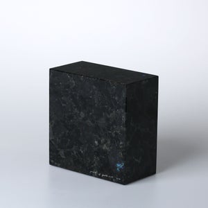 岩石ブックエンド Sサイズ スペクトロライトブルー 0426