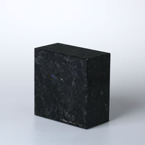 岩石ブックエンド Sサイズ スペクトロライトブルー 0429