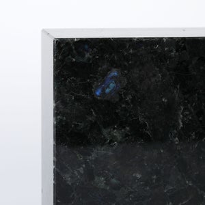 岩石ブックエンド Sサイズ スペクトロライトブルー 0375