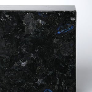 岩石ブックエンド Sサイズ スペクトロライトブルー 0377