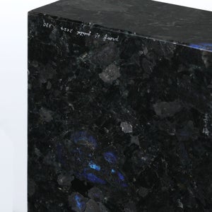 岩石ブックエンド Sサイズ スペクトロライトブルー 0380