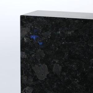 岩石ブックエンド Sサイズ スペクトロライトブルー 0383