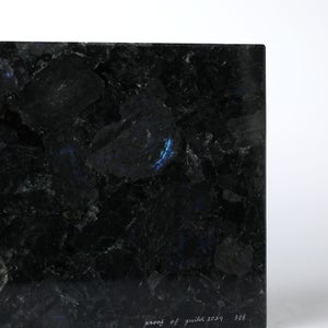 岩石ブックエンド Sサイズ スペクトロライトブルー 0386