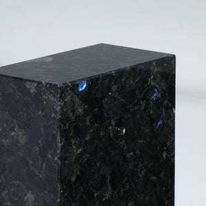 岩石ブックエンド Sサイズ スペクトロライトブルー 0390