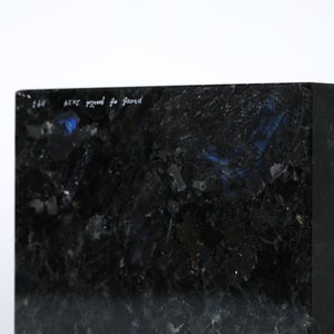 岩石ブックエンド Sサイズ スペクトロライトブルー 0393